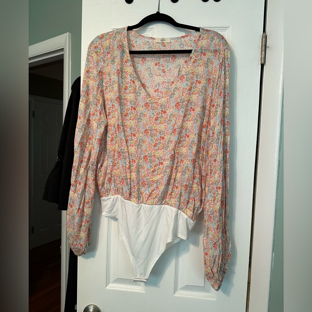 NWOT Entro Large Long Sleeve Body Suit